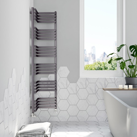 TERMA incorner rohový radiátor umístění v interiéru