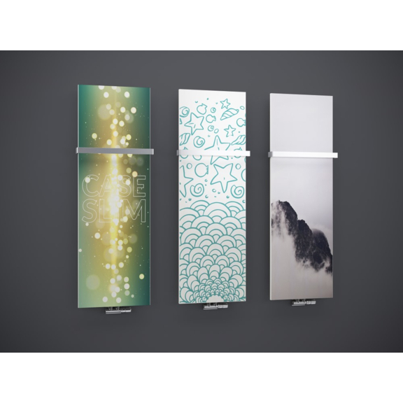 TERMA Case Slim designový radiátor s potiskem