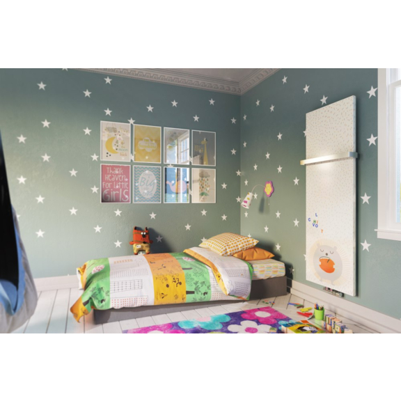 TERMA Case Slim designový radiátor s potiskem