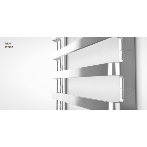 IRSAP Step B chromový koupelnový radiátor detail4
