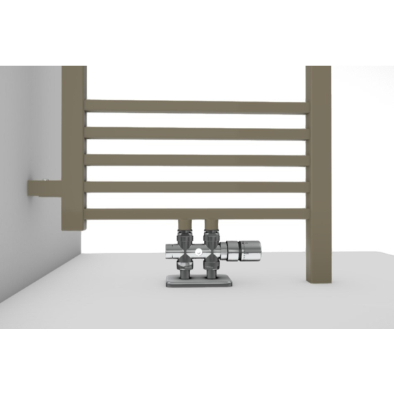 TERMA Bone DW koupelnový radiátor barevné provedení RAL7002