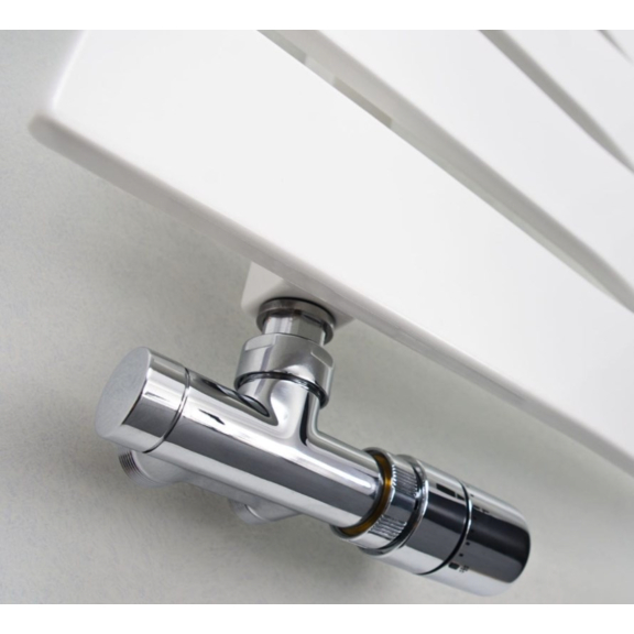 TERMA Cyklon H designový radiátor barva 9016 detail