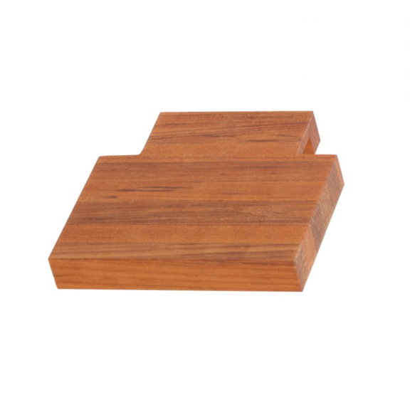 TERMA Dřevěná polička na ručníky Easy 20 cm - teak