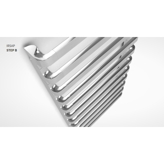 IRSAP Step B koupelnový radiátor detail