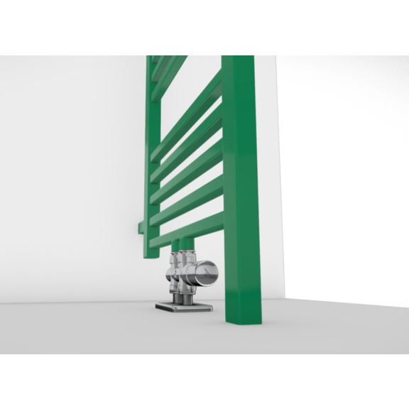 TERMA Bone DW koupelnový radiátor barevné provedení RAL6024 profil