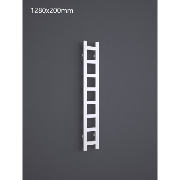 TERMA Easy One vertikální radiátor 1280x200 RAL 9016