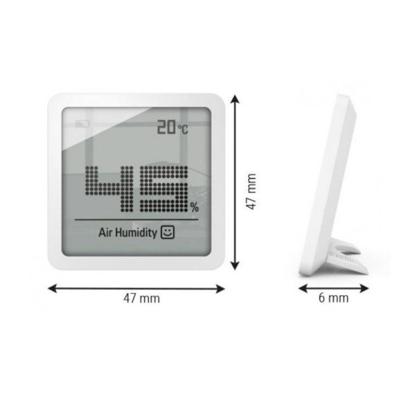 Stadler Form Selina Little digitální vlhkoměr a teploměr rozměry