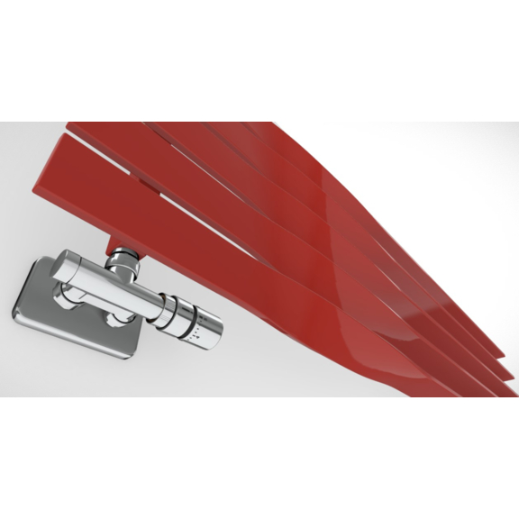 TERMA Cyklon H designový radiátor - barevné provedení RAL3000