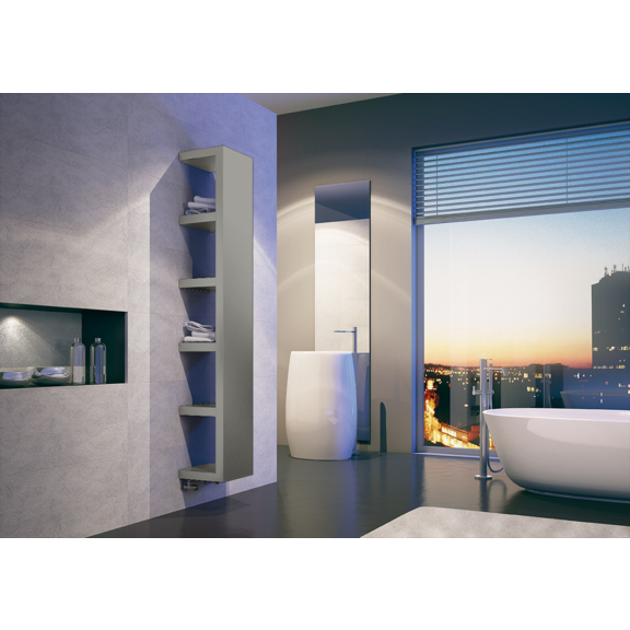 IRSAP Quadraqua designový radiátor 1828x300 L barva Grigio Perla