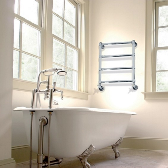 IRSAP Minuette chromový koupelnový radiátor 596x540 chromovaný povrch