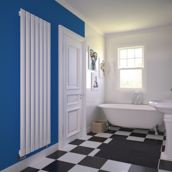 TERMA Pier designový radiátor RAL9016 inspirace