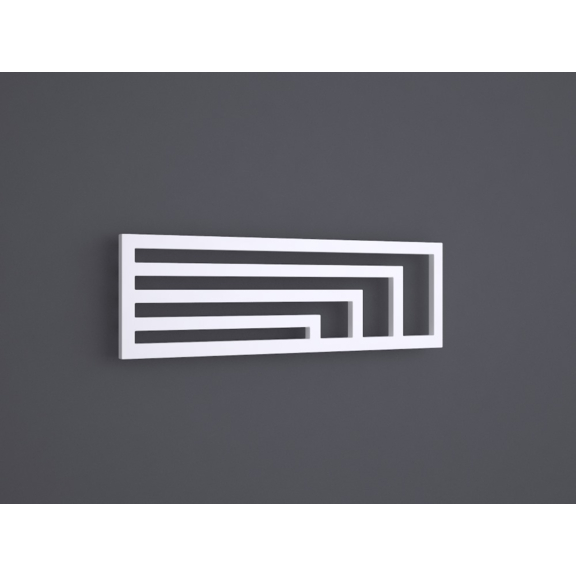 TERMA Angus H designový radiátor barva RAL 9016 360x1140