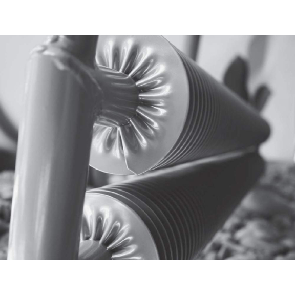 ISAN Spiral RAT3-F radiátor na zem detail