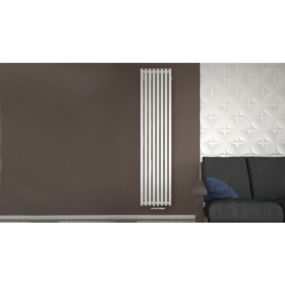 TERMA Triga designový radiátor RAL9016 inspirace