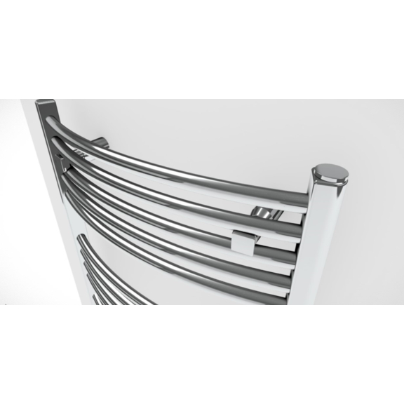 TERMA Domi koupelnový radiátor barva chrom - detail