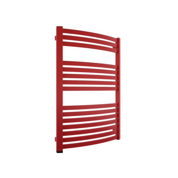 TERMA Dexter One koupelnový radiátor barva Soft 9005 v moderním interiéru