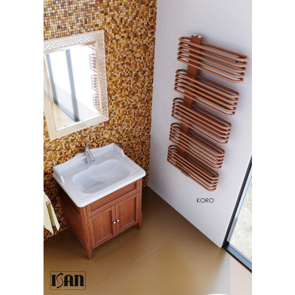 ISAN Koro koupelnový radiátor interiér