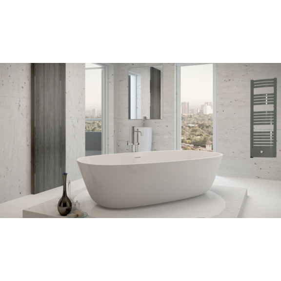 TERMA Dexter Pro ONE koupelnový radiátor nadhled detail