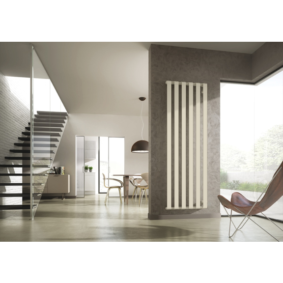 IRSAP Step V designový radiátor 2000x670 barva Opaque Jasmin