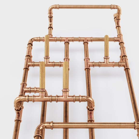 TERMA Pajak designový radiátor 1400x531