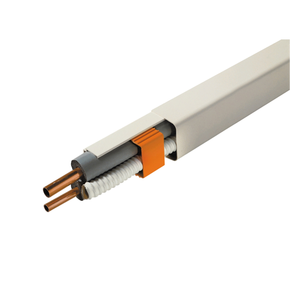 Plastový žlab 0712BCF s ochrannou fólií