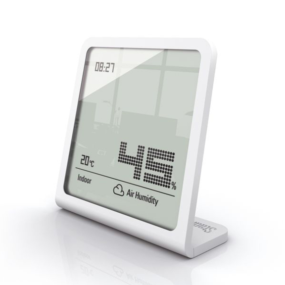 Digitální vlhkoměr a teploměr Stadler Form Selina bílá