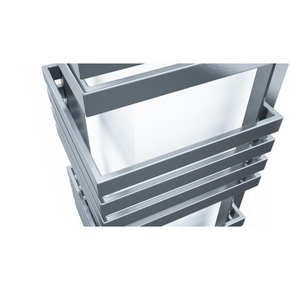 TERMA Outcorner rohový radiátor 1005x300 - Chrome Effect - detail