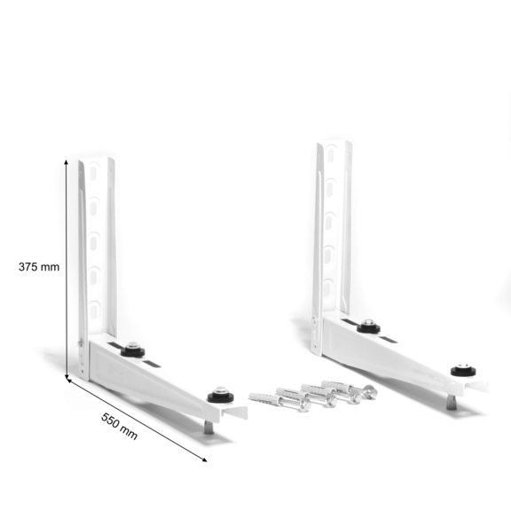 Konzola pro nástěnnou montáž MS 118 - velká - rozměry