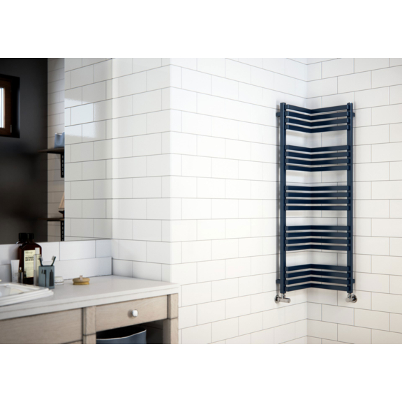 TERMA incorner rohový radiátor 1270x350 RAL5001