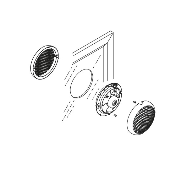 Okenní ventilátor HCM 150 - ukázka montáže