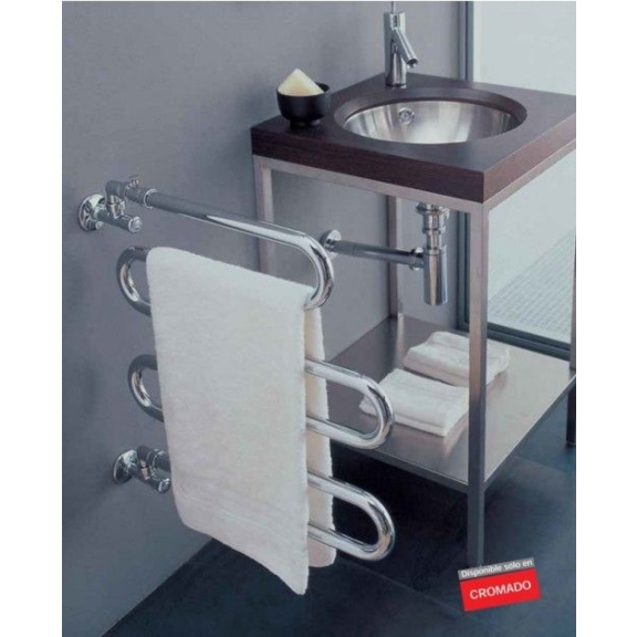 IRSAP Alatherm chromový koupelnový radiátor - praktické řešení