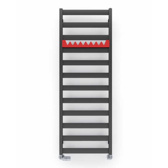 TERMA Vivo koupelnový radiátor 1390x500 barva Metallic Grey