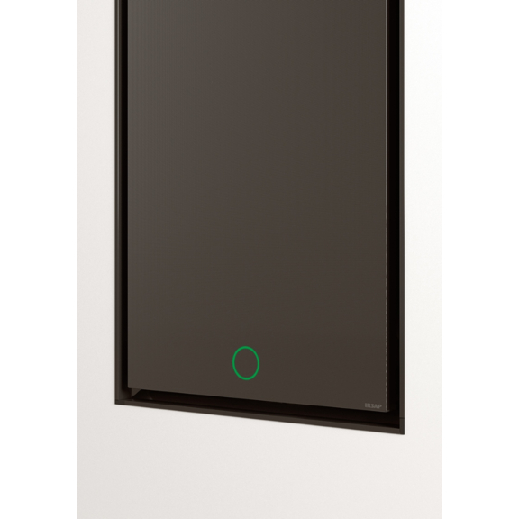 IRSAP Face designový radiátor povrch Black Dots detail spodní část