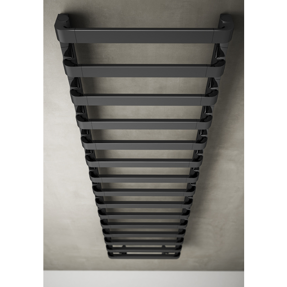 IRSAP Step B koupelnový radiátor detail Černý Chrom 4