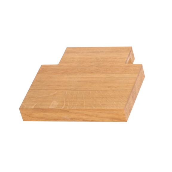 TERMA Dřevěná polička na ručníky Easy 20 cm - dub