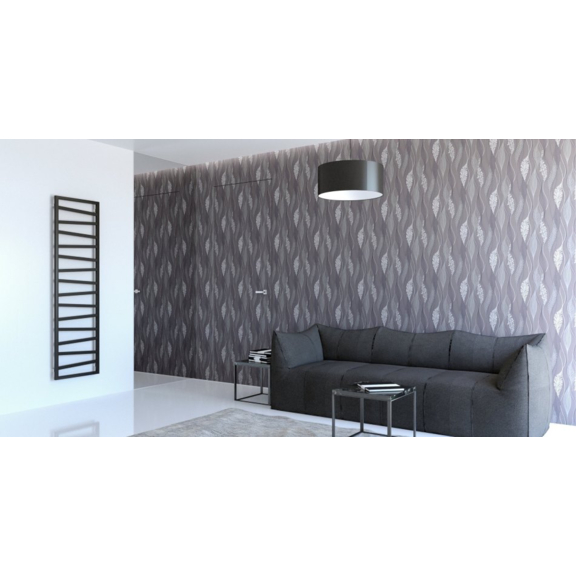 TERMA Zigzag koupelnový radiátor 1780x500 - barva Soft 9005 - inspirace