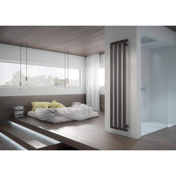 IRSAP Step V designový radiátor 2000x430 barva Brown Tobacco