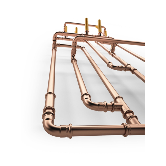 TERMA Pajak designový radiátor 1400x531