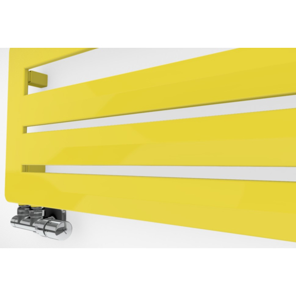 TERMA Aero HG designový radiátor RAL 1016 detail