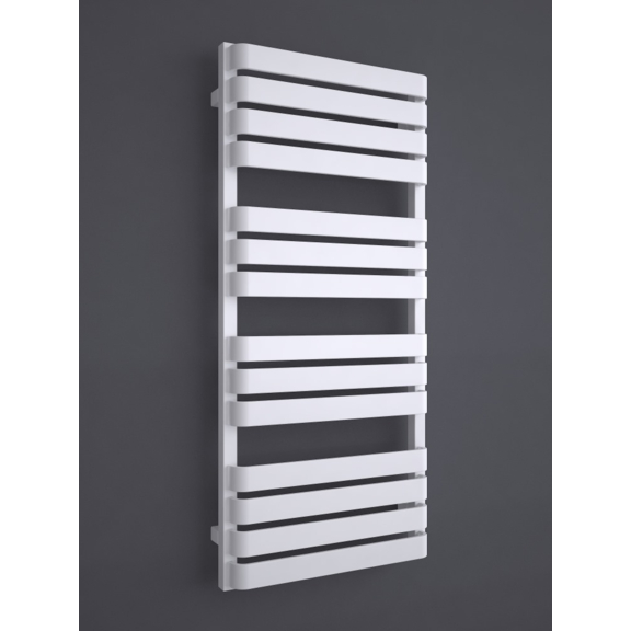 TERMA Warp T designový radiátor 1110x500 RAL 9016 z boku