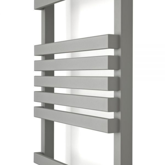 TERMA Quadrus Slim designový radiátor - barva Silver Matt - detail