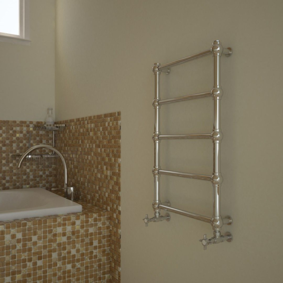 TERMA Retro designový radiátor 1170x504 barva Chrome effect