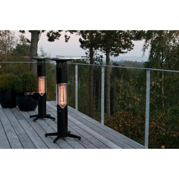 Stolní infrazářič Statio černý