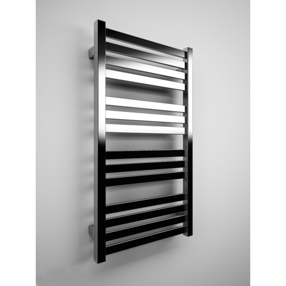 TERMA Marlin ONE koupelnový radiátor RAL 3017 pohled shora