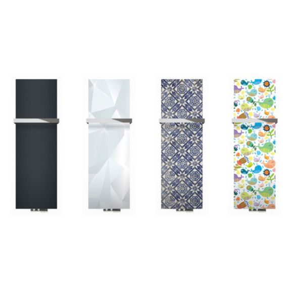 TERMA Case Slim designový radiátor s potiskem - Grafické předlohy 1-4