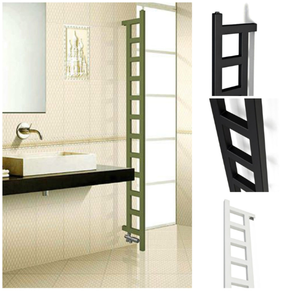 TERMA Easy DW vertikální radiátor 1660x200 Silver Matt celek