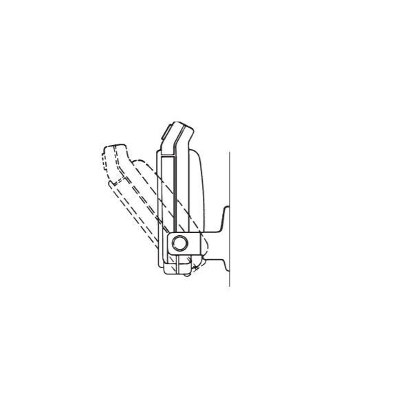 Soler & Palau Meteor NT axiální stolní ventilátor - polohování u nástěnné montáže