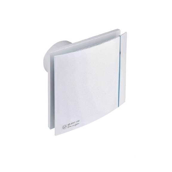 Ventilátor Silent 100 Design 12V CZ bílý