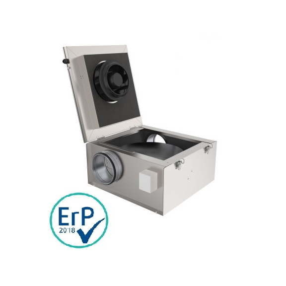 Systemair KVK Silent 125EC kruhový ventilátor