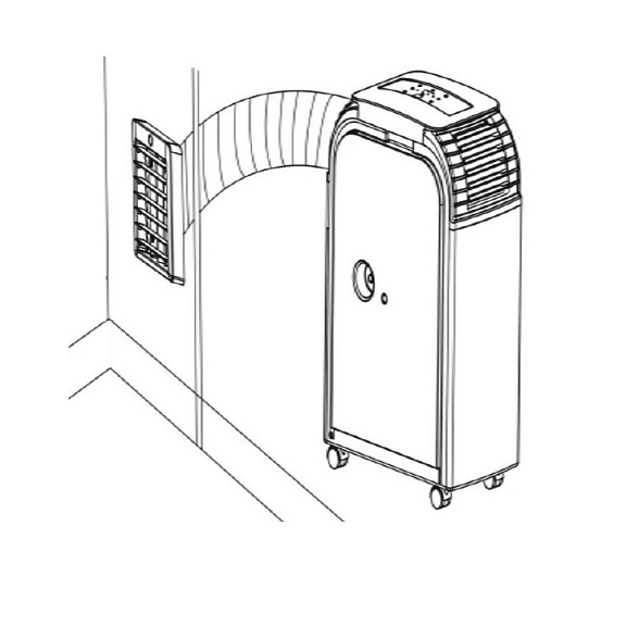 Sada pro okenní - nástěnnou montáž AK-15A Sinclair AMC-11AN a AMC-14AN